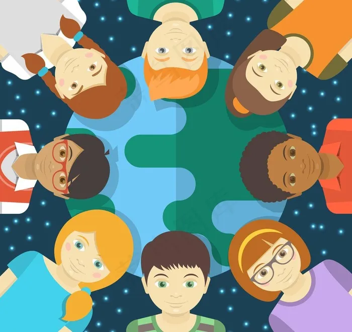 卡通人物图片eps,ai矢量模版下载