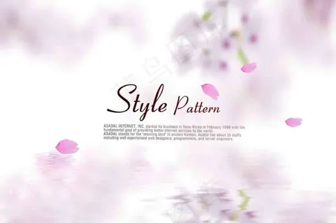 花朵花藤图案PSD创意素材 花朵花藤图案PSD创意素材
