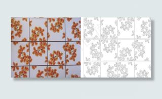 叶子树枝 树叶艺术玻璃玄关