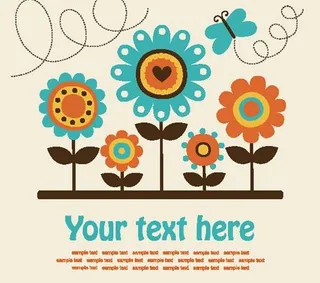 儿童画矢量素材二