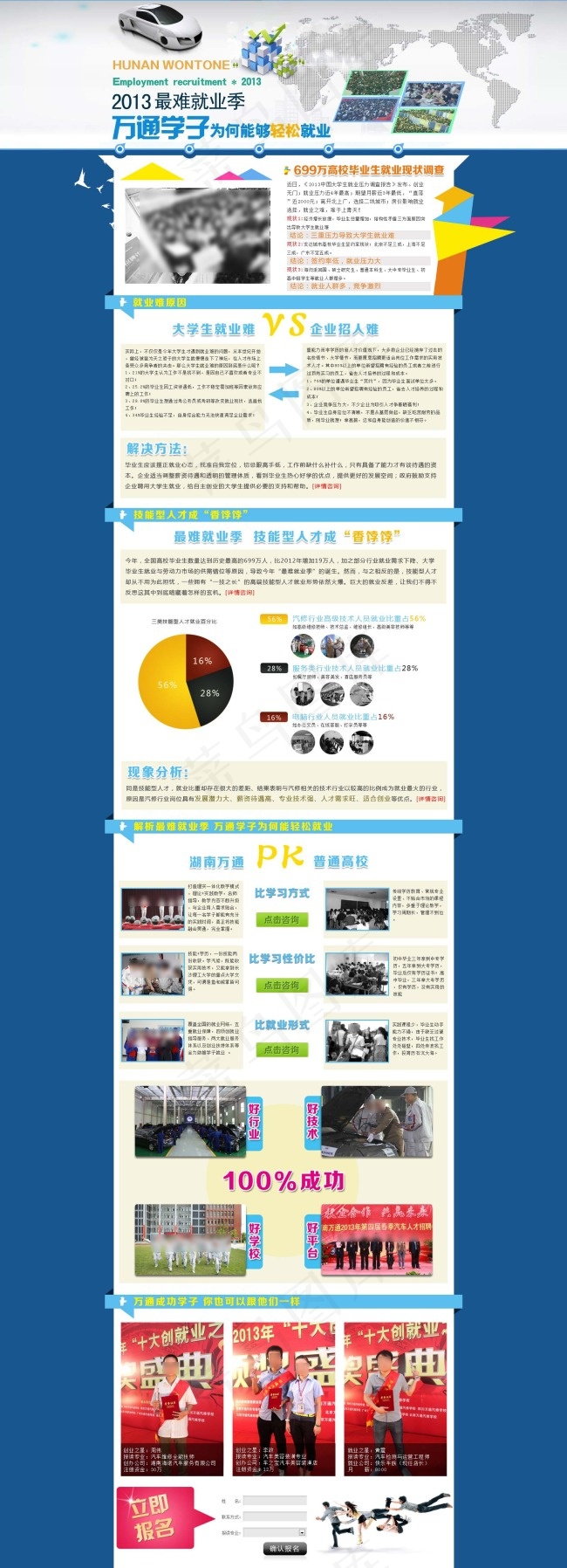 就业季专题psd模版下载