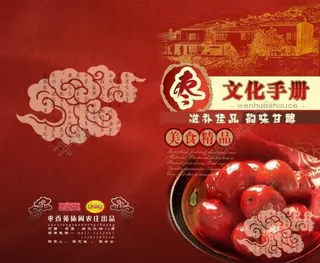 枣 文化手册 宣传册图片