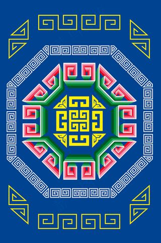 蒙古族图案图片