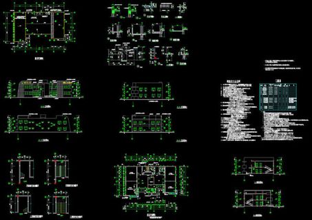幼儿园建筑平面cad图纸