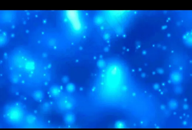 蓝色梦幻雪花视频素材下载