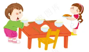 幼儿园礼仪儿歌  餐前餐后