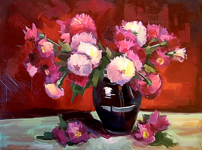 花卉静物油画