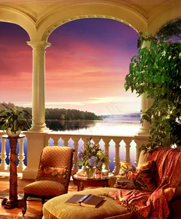 湖景豪宅别墅广告PSD地产模