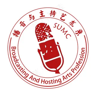 播音与主持艺术系系徽 播音与主持艺术系系徽