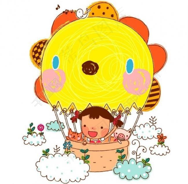 卡通儿童插画图片