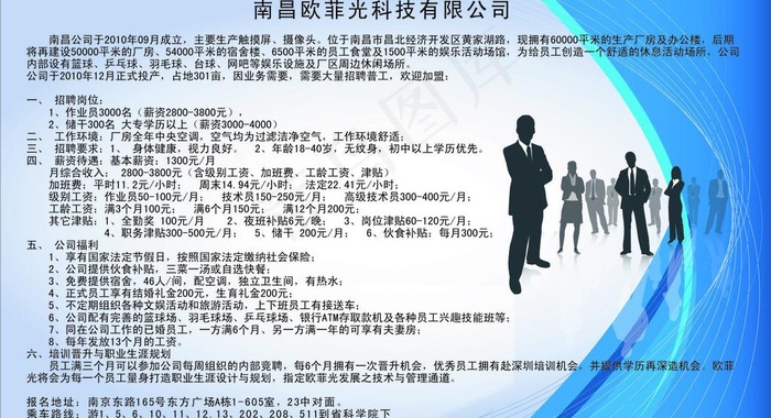 招聘海报图片cdr矢量模版下载