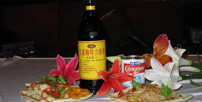 洋酒 花奶 花 凉菜 套餐图片