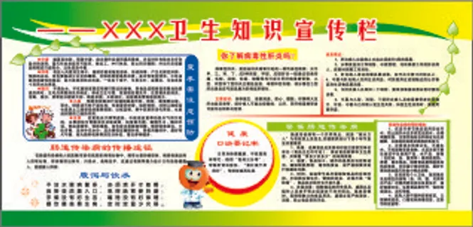 卫生知识宣传栏图片