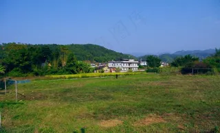 乡村田园风光 足球场图片