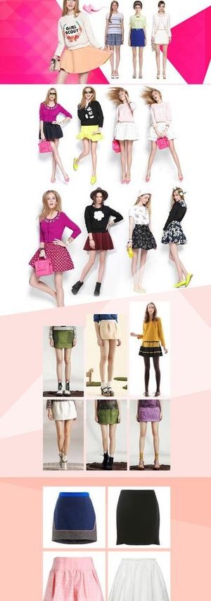 短裙 店铺装修图片