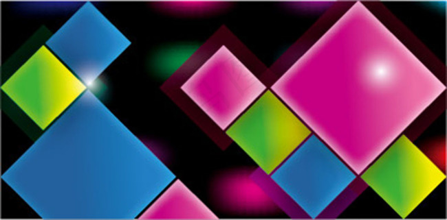 亮丽炫彩方格背景