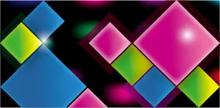 亮丽炫彩方格背景