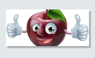 可爱卡通苹果表情图片
