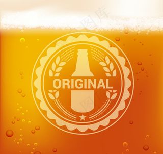 圆形啤酒标签
