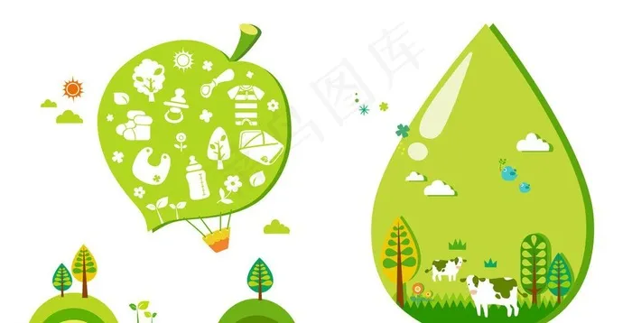 牛奶图片ai矢量模版下载
