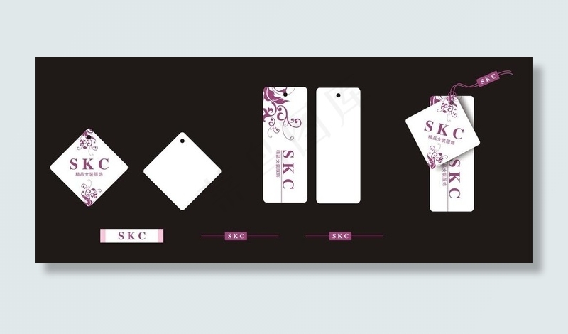 女装吊牌 设计图片