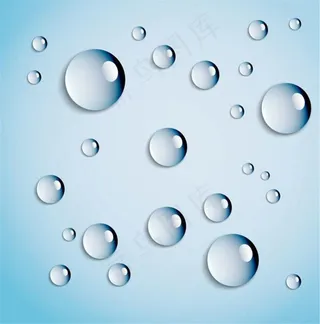 水珠水泡水滴背景图片模板下载