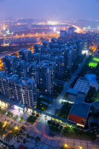楼盘夜景图片