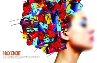 时尚人物 创意发型图片