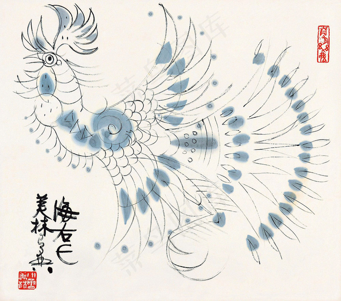 金鸡报晓图片