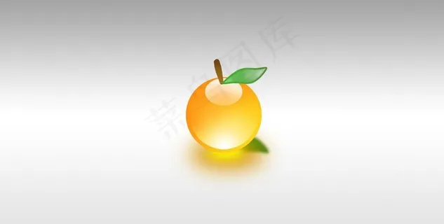 玻璃橙子图片