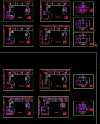 暨南大学行政楼电图cad图纸