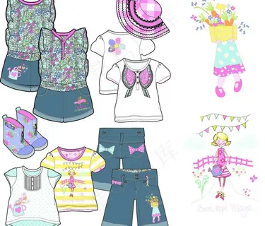 女童款式图图片