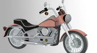 哈雷戴维森摩托车车身