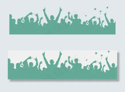 商务人士人群卡通小人免扣PNG元素