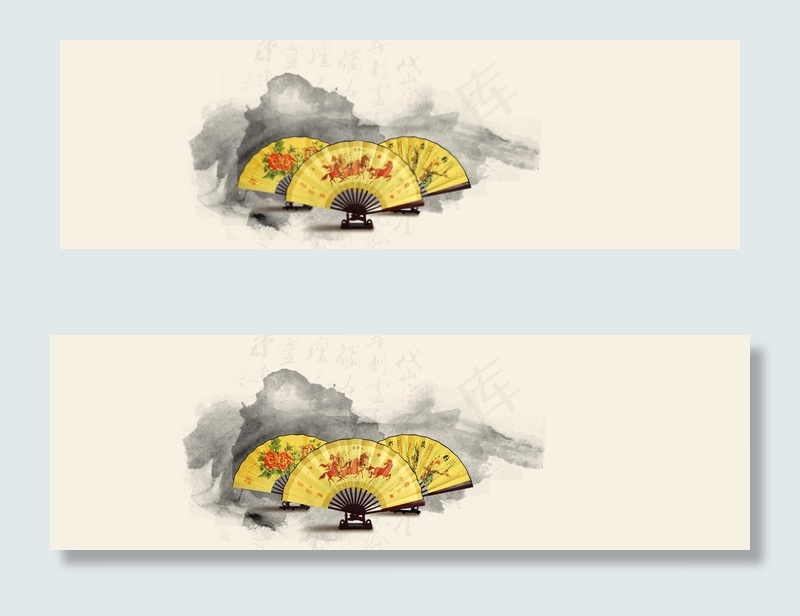 精致折扇BANNER　