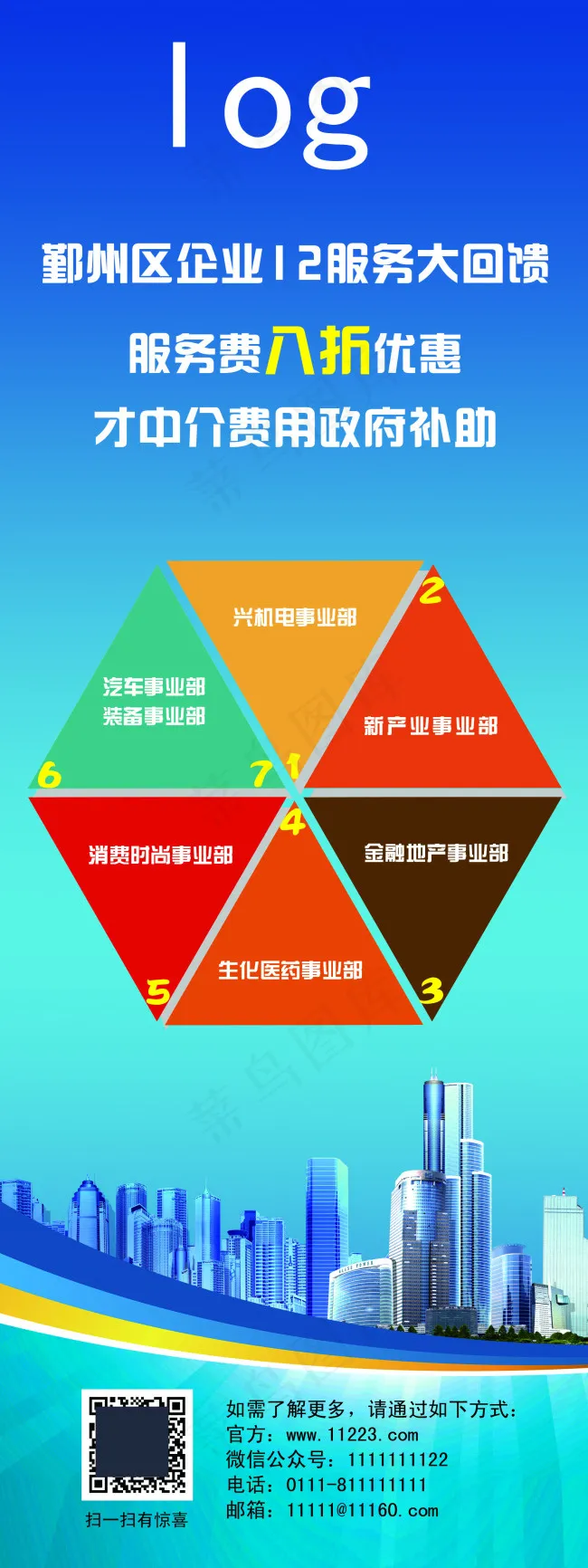 展架psd模版下载