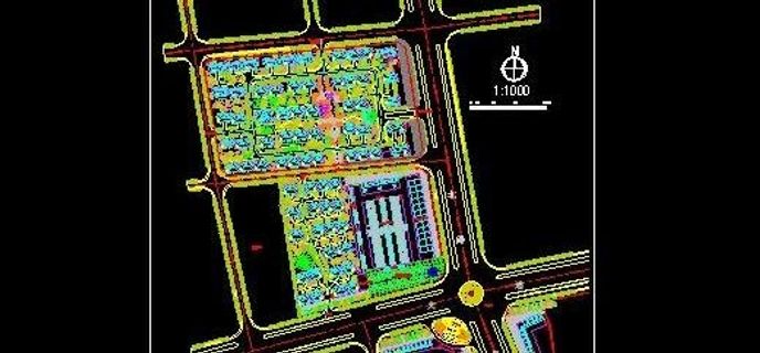 某居住区详细规划设计图