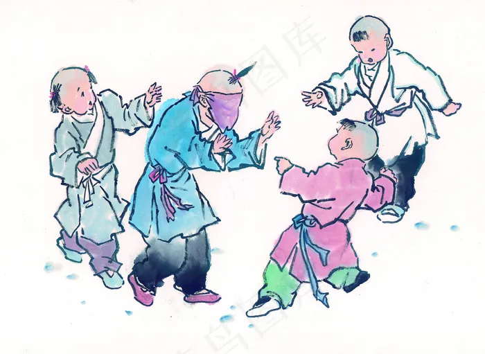 儿童 捉迷藏 儿童 捉迷藏