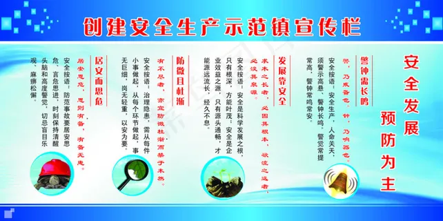 安全生产展板 安全生产展板