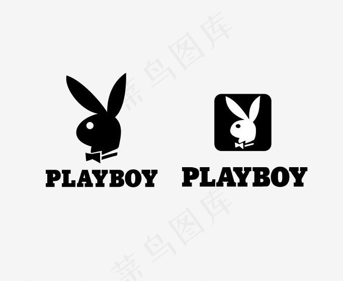 花花公子(playboy)logo图片ai矢量模版下载