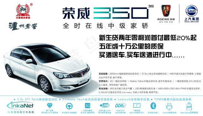 荣威350单透(3321X1915(DPI:76))psd模版下载