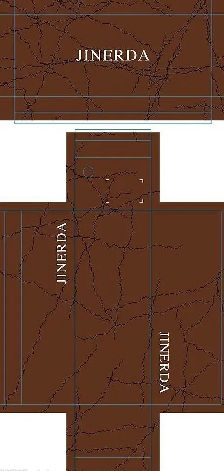 外贸鞋盒图片cdr矢量模版下载