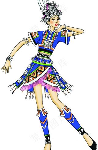 苗族 苗族舞蹈图片