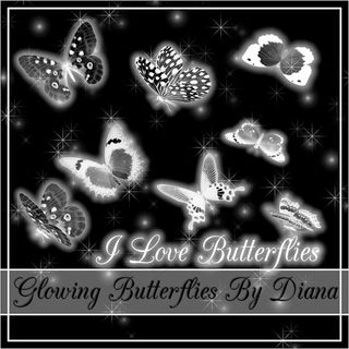 闪亮蝴蝶ps笔刷