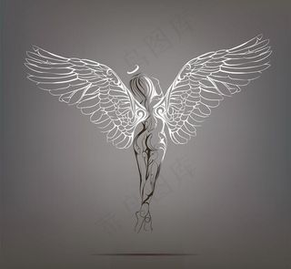 天使翅膀恶魔翅膀图片