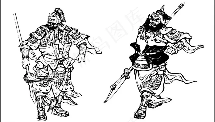 三国图片ai矢量模版下载