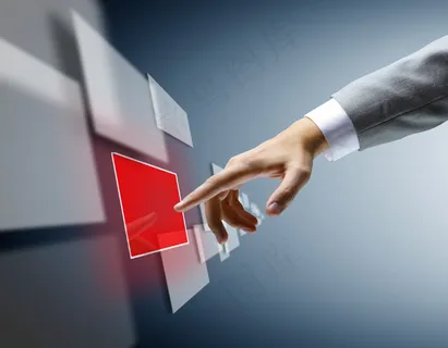 商务科技感手指点击 商务科技感手指点击