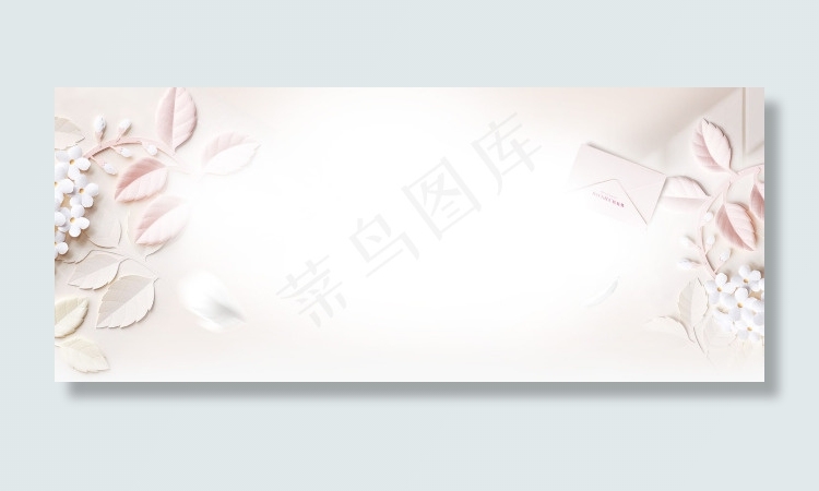 白色雕塑花朵淘宝背景psd模版下载