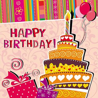 生日蛋糕展板背景