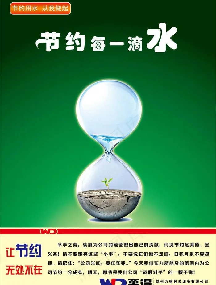 节约用水图片eps,ai矢量模版下载
